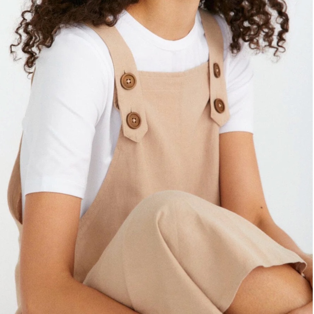 Moovesgood Loose Fit Jumpsuit - Bamboo Linen